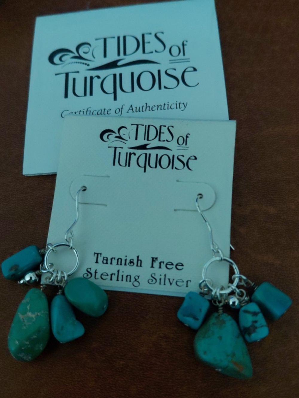 Sterling Silver Turquoise Drop Earrings